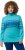 Ulla Popken Apres Ski Long Sleeve Troyer Collar Sweater Bright Turquoise - Pulovere & hanorace - 