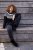 Ulla Popken Norwegian-Inspired Long Sleeve Knit Sweater Black - Ulla Popken - 