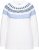 Ulla Popken Norwegian-Inspired Long Sleeve Knit Sweater Snow White - Pulovere & hanorace - 