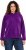 Ulla Popken Chenille Knit Hoodie Dark Purple - Pulovere & hanorace - 