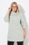 Ulla Popken Space Yarn Oversized Turtleneck Sweater Light Grey Melange - Pulovere & hanorace - Bluze, Hanorace & Tricotaje Comode