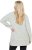 Ulla Popken Space Yarn Oversized Turtleneck Sweater Light Grey Melange - Pulovere & hanorace - 