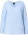 Ulla Popken Long Sleeve V-Neck Ribbed Knit Sweater Light Blue - Pulovere & hanorace - 