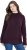 Ulla Popken Contrast Trim Long Sleeve Sweater Dark Ruby - Pulovere & hanorace - 
