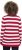 Ulla Popken Striped Polo Collar Long Sleeve Sweater Ruby Red - Pulovere & hanorace - 