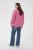 Kaffe Curve Sus Sweatshirt Pink Power - Hanorace fără glugă - 