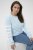 Kaffe Curve Mila Sweatshirt Nantucket Breeze Blue - Hanorace fără glugă - 