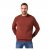 JP1880 Classic Round Neck Long Sleeve Sweater Brick Brown - Pulovere & hanorace - Pulovere & Hanorace Bărbați Mărimi Mari