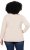 Ulla Popken Drawstring Collar Long Sleeve Sweatshirt Nature Melange - Pulovere & hanorace - 