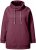 Ulla Popken Drawstring Collar Long Sleeve Sweatshirt Dark Berry - Pulovere & hanorace - 