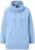 Ulla Popken Drawstring Collar Long Sleeve Sweatshirt Light Blue - Pulovere & hanorace - 