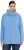 Ulla Popken Drawstring Collar Long Sleeve Sweatshirt Light Cornflower - Pulovere & hanorace - 