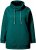 Ulla Popken Drawstring Collar Long Sleeve Sweatshirt Teal Green - Pulovere & hanorace - 