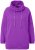 Ulla Popken Drawstring Collar Long Sleeve Sweatshirt Purple - Pulovere & hanorace - 