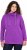 Ulla Popken Drawstring Collar Long Sleeve Sweatshirt Purple - Pulovere & hanorace - 