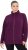 Ulla Popken Modular Fleece Zip Front Jacket Dark Cherry - Pulovere & hanorace - 