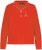 Ulla Popken PARIS Theme Zip Neck Sweatshirt Light Red - Pulovere & hanorace - 