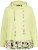 Ulla Popken Ruffle Hem A-line Fit Hooded Sweatshirt Lime Green - Pulovere & hanorace - 