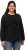 Ulla Popken Flock Print Long Sleeve Crew Neck Sweatshirt Black - Pulovere & hanorace - 