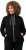 Ulla Popken Contrast Color Zip Up Sweatshirt Black - Pulovere & hanorace - 