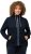 Ulla Popken Contrast Color Zip Up Sweatshirt Navy - Pulovere & hanorace - 