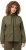 Ulla Popken Contrast Color Zip Up Sweatshirt Loden Green - Pulovere & hanorace - 