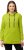 Ulla Popken GLOW Lettered Collared Sweatshirt Apple Green - Pulovere & hanorace - 
