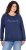 Ulla Popken NEW CASUAL Ruffled Hem Sweatshirt Navy - Pulovere & hanorace - 