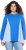 Ulla Popken Pinstripe Gore Long Sleeve Sweatshirt Peacock Blue - Pulovere & hanorace - 
