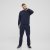 North Latitude Denim Crew Neck Sweatshirt Navy Blue TALL - TALL pulovere - 