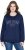 Ulla Popken NYC Embroidered Long Sleeve Sweatshirt Ink Blue - Pulovere & hanorace - 