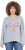 Ulla Popken Bow City Lettering Sweatshirt Light Grey Melange - Pulovere & hanorace - 