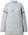 Ulla Popken Decorative Seam Sweater Light Grey Melange - Pulovere & hanorace - 