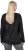 Ulla Popken Metallic Print Extra Soft Christmas Sweatshirt Black - Pulovere & hanorace - 