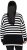 Ulla Popken Striped Stand-Up Collar Sweater Black - Pulovere & hanorace - 