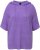 Ulla Popken Fuzzy Knit Short Sleeve Hoodie Pale Lilac - Pulovere & hanorace - 