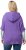 Ulla Popken Fuzzy Knit Short Sleeve Hoodie Pale Lilac - Pulovere & hanorace - 