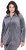 Ulla Popken Velour Loungewear Jacket Dark Grey - Pulovere & hanorace - 