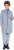 Ulla Popken Longline Knit Fleece Jacket Sky Blue - Pulovere & hanorace - 