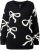 Ulla Popken Glitter Bow Sweater Black - Pulovere & hanorace - 