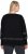 Ulla Popken Sparkling Breton Striped Sweater Black - Ulla Popken - 