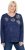 Ulla Popken Metallic Print Extra Soft Christmas Sweatshirt Ink Blue - Pulovere & hanorace - 