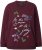 Ulla Popken Sparkling Sequin Bows Christmas Sweatshirt Plum - Pulovere & hanorace - 