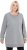 Ulla Popken Nostalgic Escape Oversized Sweatshirt Mouse Grey - Pulovere & hanorace - 
