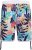 Kam Jeans 3018 Panelled Floral Swimshorts Navy - Costum baie - Sort Baie Bărbați Mărimi Mari