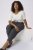 Kaffe Curve Merla Pantaloni Dark Grey Melange - Blugi & Pantaloni pentru Femei Mărimi Mari – Plus Size - 