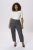 Kaffe Curve Merla Pantaloni Dark Grey Melange - Blugi & Pantaloni pentru Femei Mărimi Mari – Plus Size - 