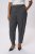 Kaffe Curve Merla Pantaloni Dark Grey Melange - Blugi & Pantaloni pentru Femei Mărimi Mari – Plus Size - 