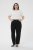 Kaffe Curve Brenn Barrel Twill Jeans Washed Black - Blugi - 