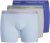 Jack & Jones Norrebro Solid Trunks 3-Pack Blue - Boxeri - Boxeri Bărbați Mărimi Mari